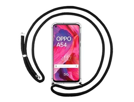 Carcasa Oppo A54 5G / A74 5G TUMUNDOSMARTPHONE Colgante Negro