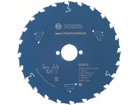 Disco de Sierra Circular BOSCH Expert para Construct Madera 190x30x2.0 mm - 24