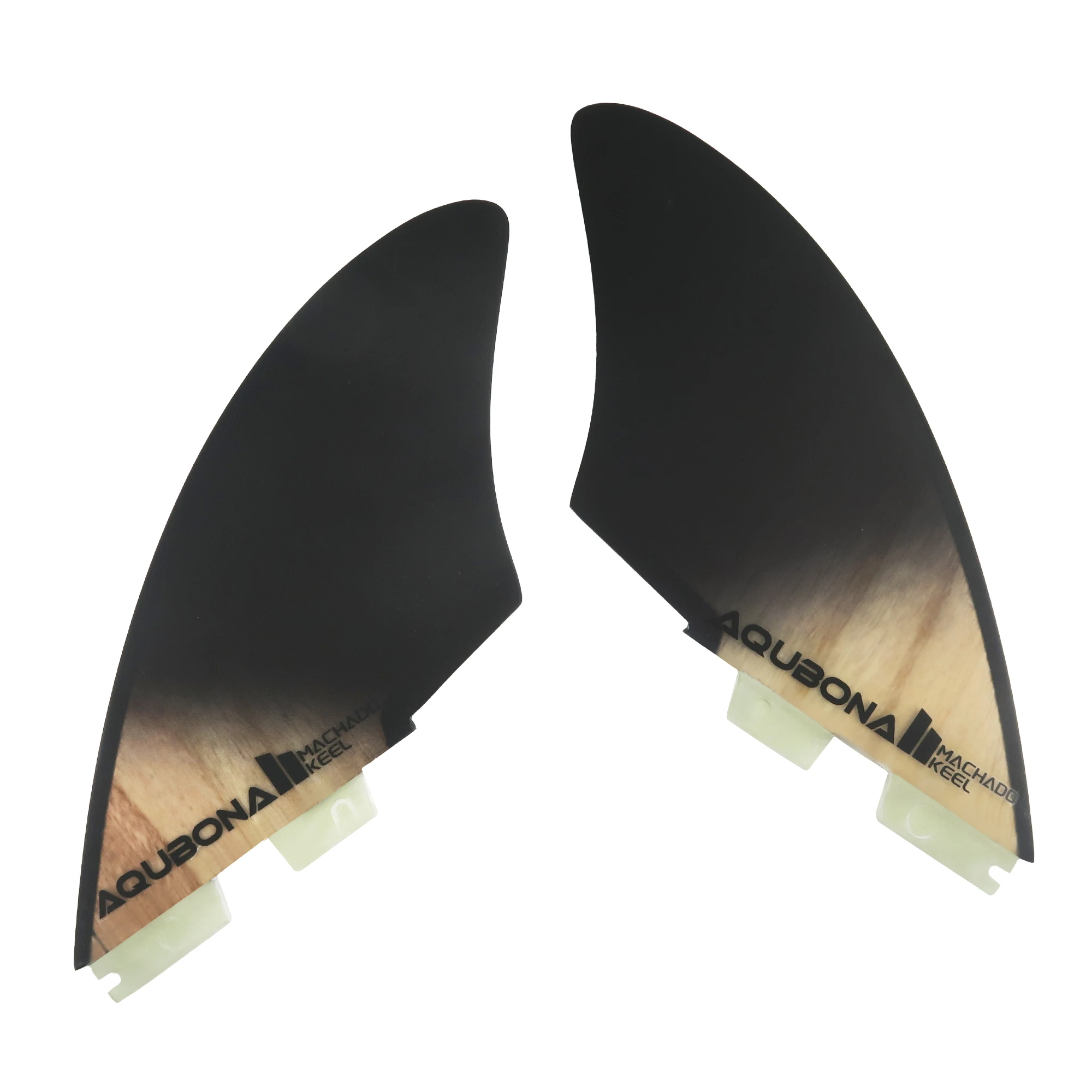 Aleta trasera MDUG para tabla de surf, para longboards, juego de 2.