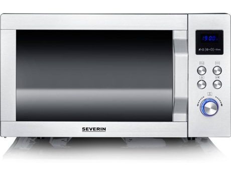 Microondas SEVERIN MW7777 (25 L - Con Grill - Inox)