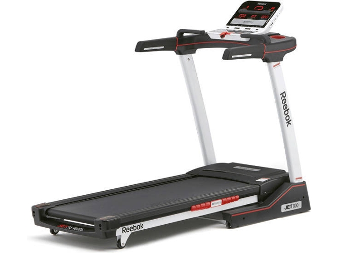 Reebok Jet 100 bluetooth unidad de banda negroplata one size cinta correr 130x43cm plegable 16