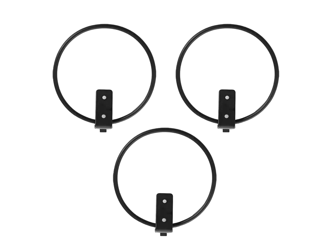 Macetero de pared de metal, 15 cm, 3 unidades