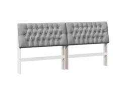 Cabecero tapizado gris claro 200 cm MAISON EXCLUSIVE