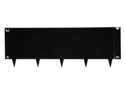 Bordura de jardín negra de acero con encaje 40 x 106 cm flexible por pieza WOVAR