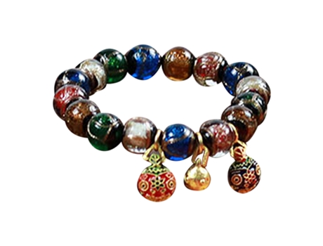 Bolso de Mujer JEIIBRZUI Pulsera De Ceniza Incienso Tunjin Beast Beads Vidrio Gris (12 mm)