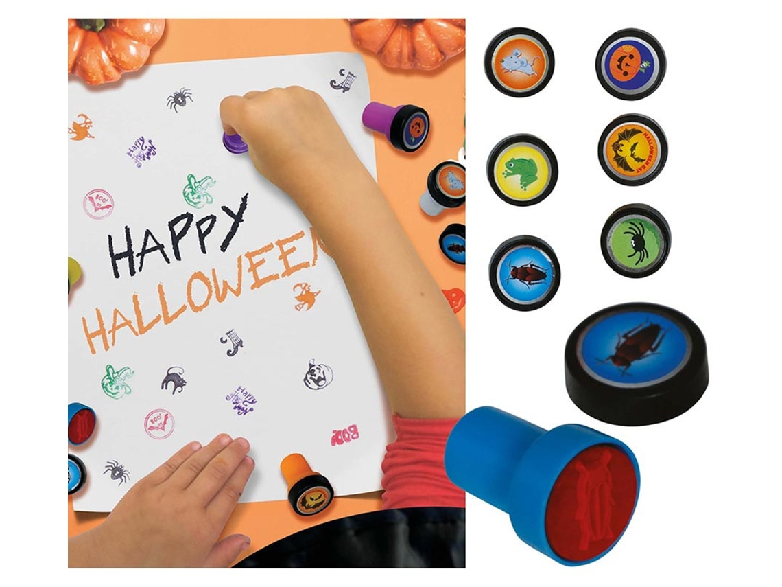 Bolsa 6 Sellos Halloween 4 cm