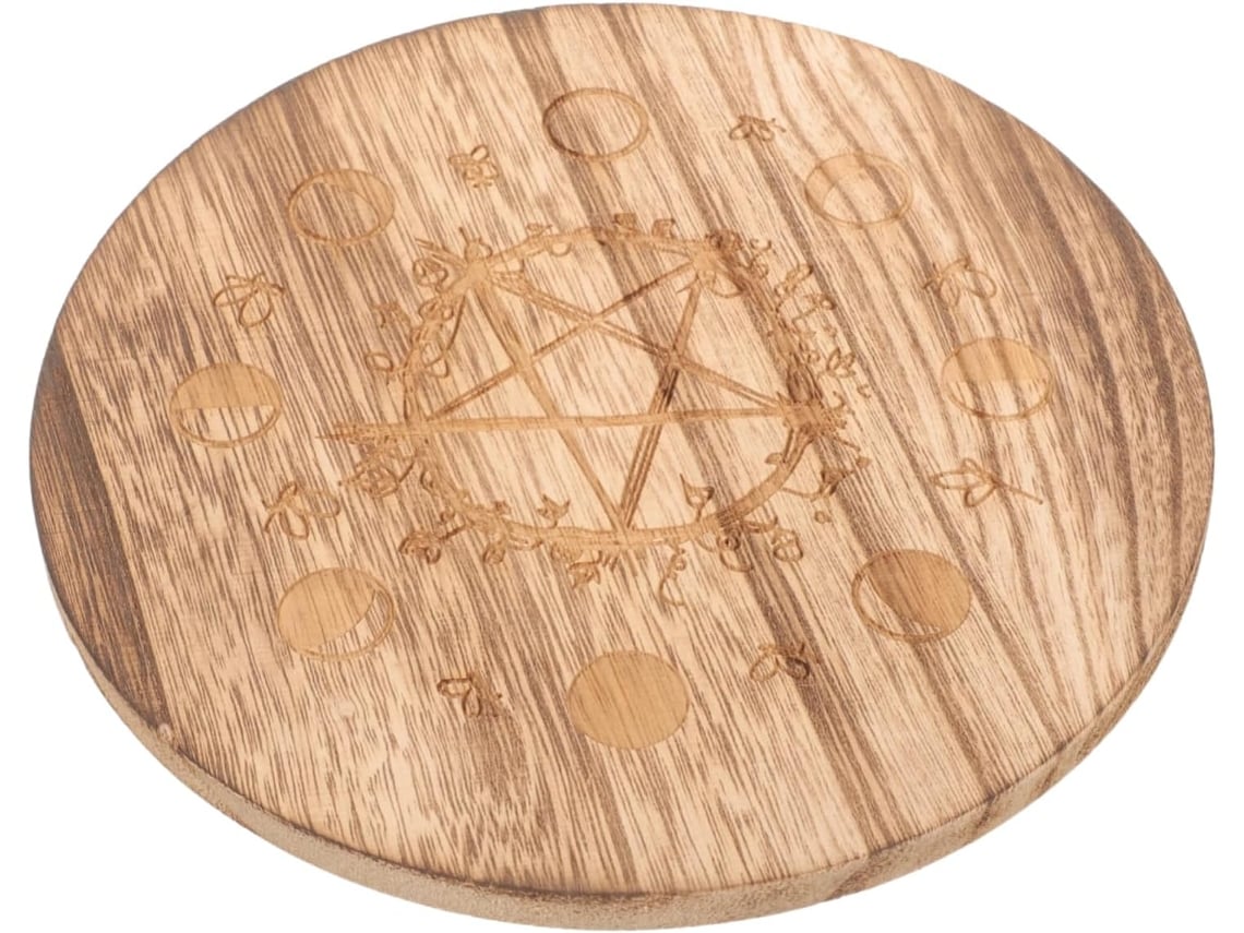 Bandeja De Astrología Tallada, Accesorio De Relajación, Tablero De Adivinación, Escritorio