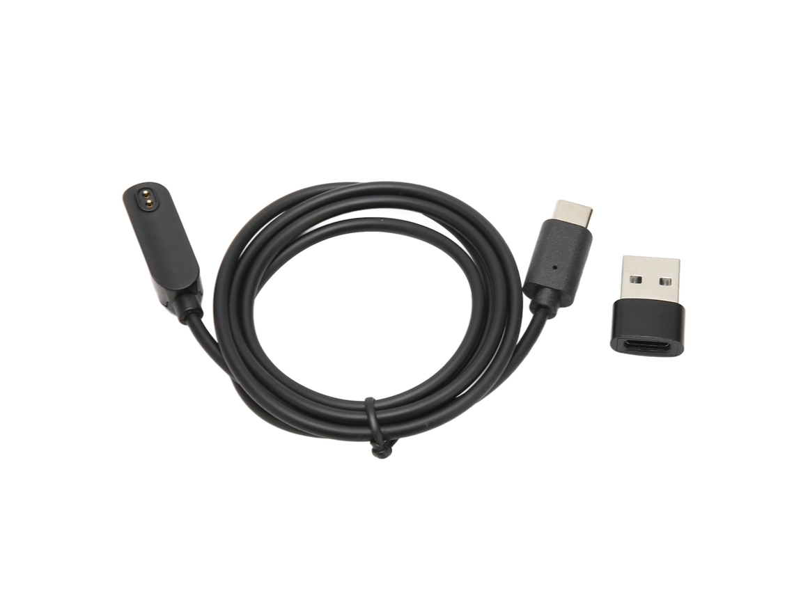 Cabo De Carregamento 2 Em 1 Usb Type C Para Xiaomi Mijia Smart Glasses Camera Mjsv01fc Óptica 85cm