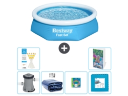 Bestway Piscina Bestway Fast Set Redonda - 244x61 Cm - 7-peças S229