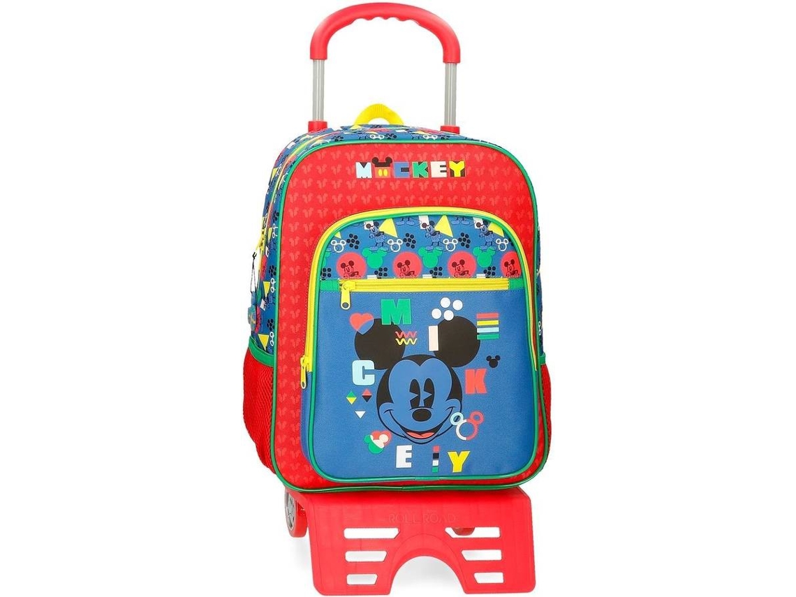 Mochila con Trolley DISNEY Mickey Shape Shifter (Multicolor - 27 x 38 x 11 cm)