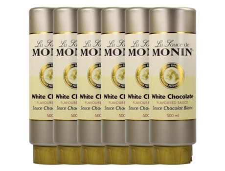 Licor MONIN Schnapp Monin Crema Sauce White Chocolate (0.5 L - 6 unidades)