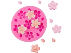 Moldes para tartas, capacillos o moldes para pegar en forma de flor de cerezo, 1 pieza Chaberlu