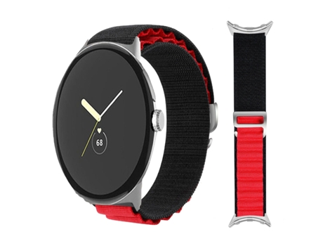 Correa Loop Alpine para Google Pixel Watch Negro y Rojo