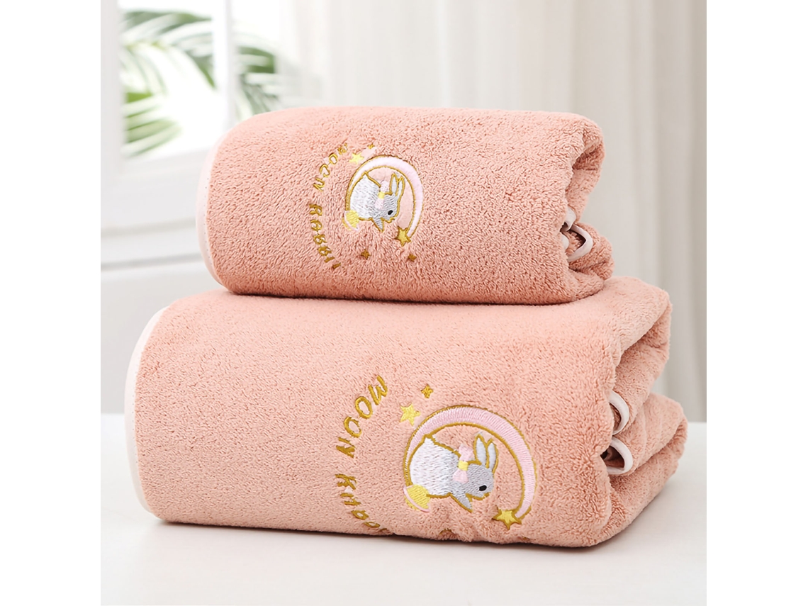 Toalla De Baño Coral Fleece Ultra Absorbente Y Secado Rápido Suave Para Ducha
