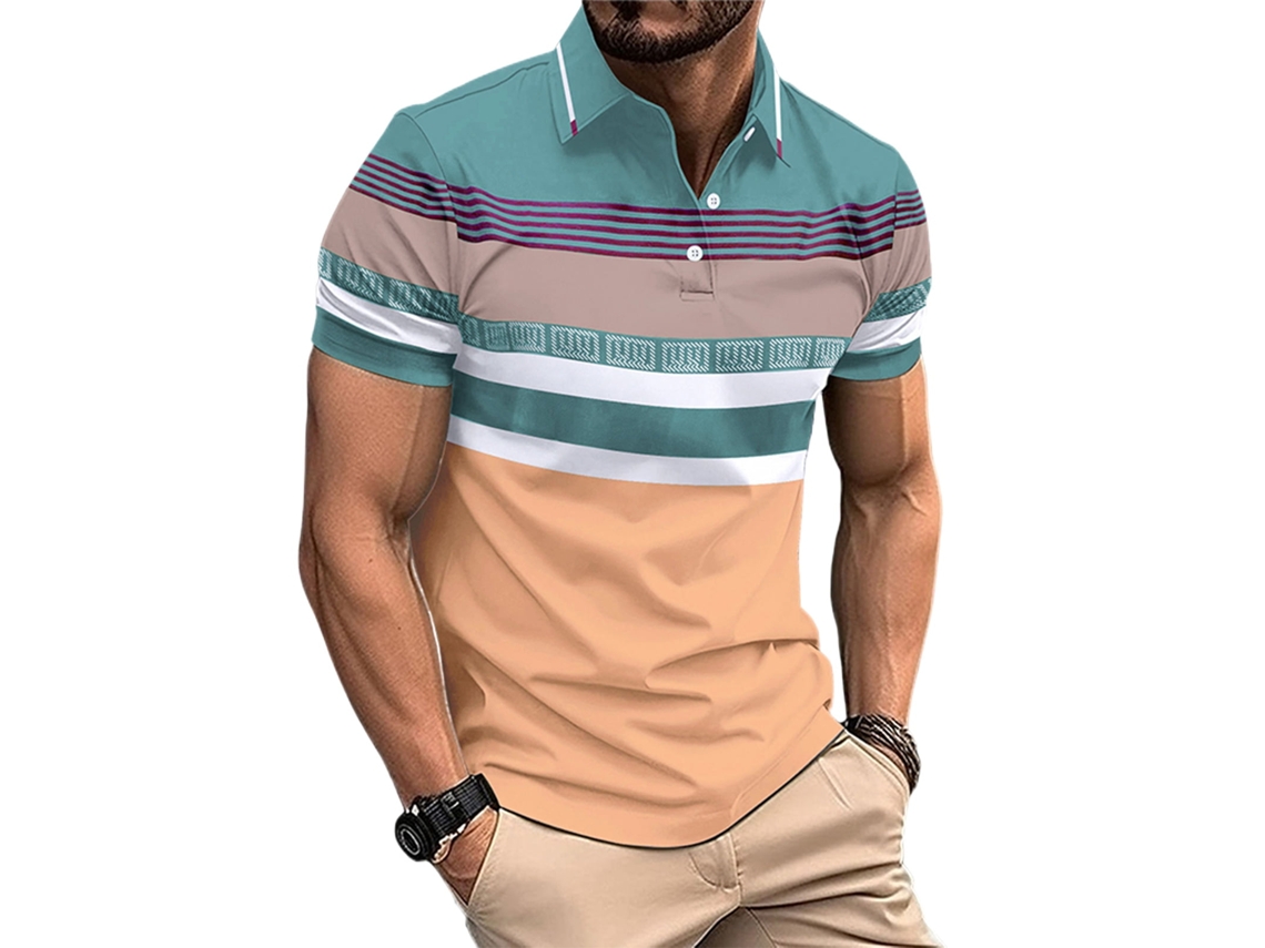 Camisa De Verão Para Homem (tamanho L, Verde)