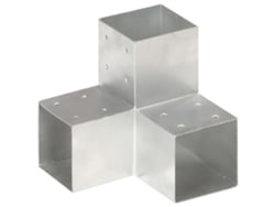 vidaXL Conector de postes en forma de Y metal galvanizado 101x101 mm