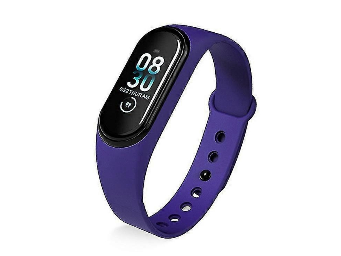 Reloj inteligente M4 con monitor de ritmo cardíaco y presión arterial, pulsera de fitness, tienda Jinyubo