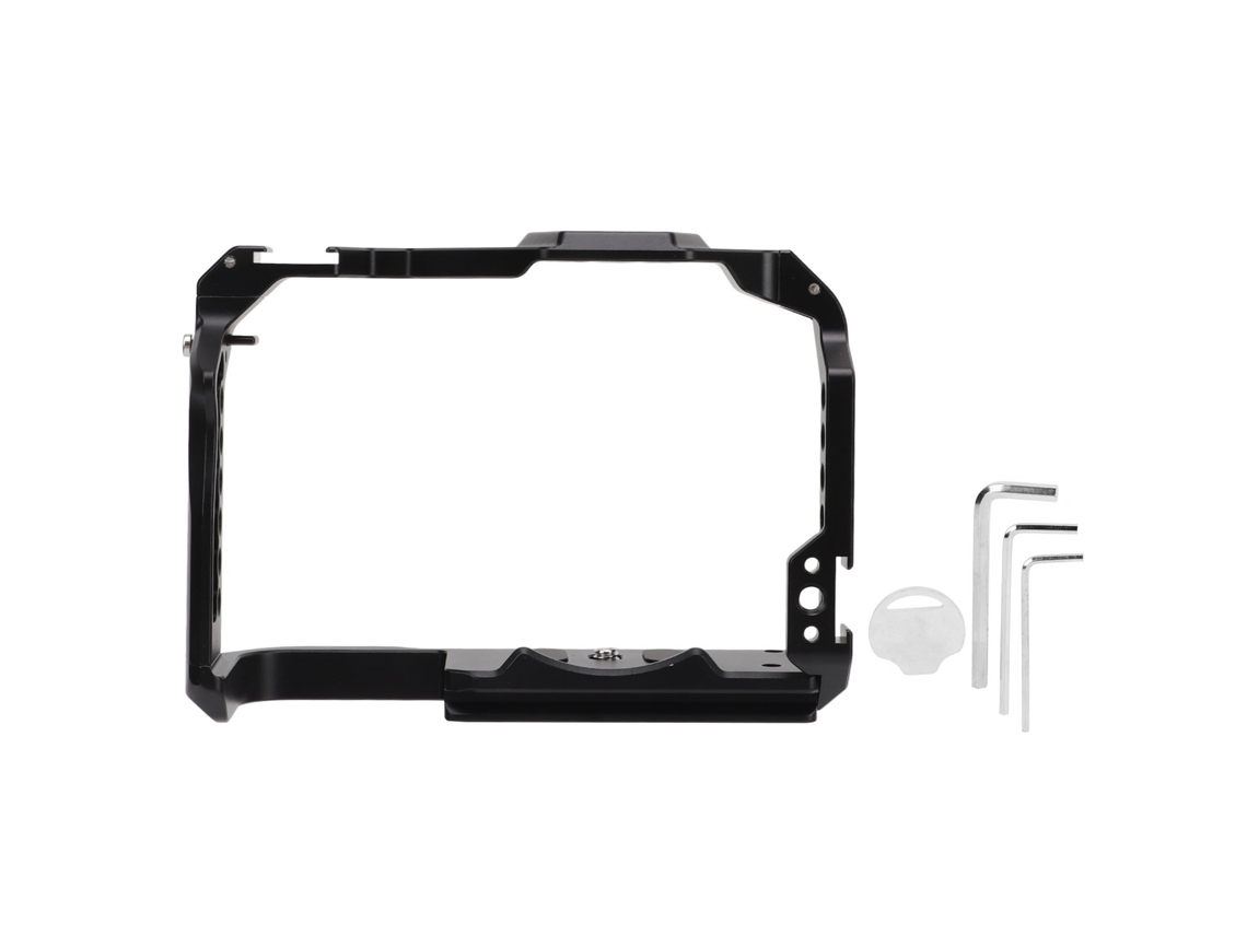 Marco protector para cámara R7, jaula metálica con soporte para zapata fría, caja de protección para cámara.