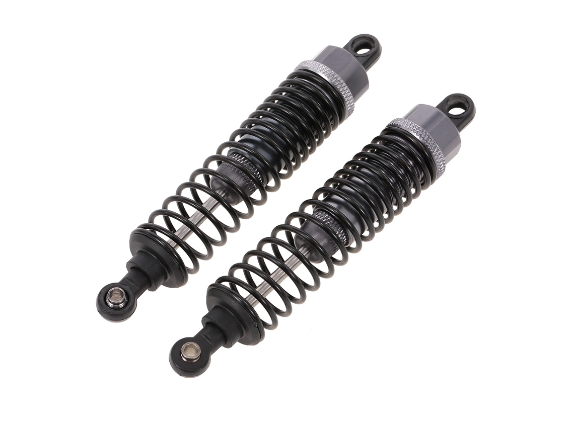 2 Amortiguadores Metálicos De 85 Mm Para Coches Rc A Escala 1/10 Jlb Hsp Em Dhk Hpi Short Truck