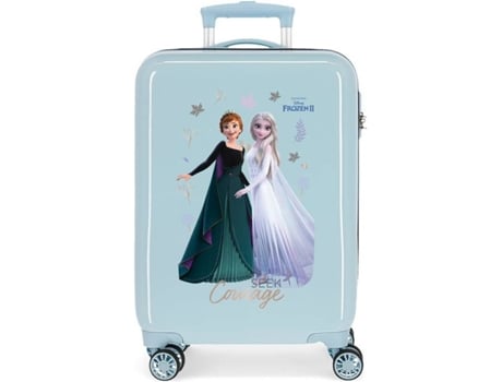 Maleta de Viaje Infantil DISNEY ABS Frozen Seek Courage Azul (34x55x20cm - 32 L)