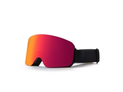 Gafas De Esquí Con Protección Uv400 - Lente De Doble Capa Antivaho Para Nieve - Tpu - Rojo