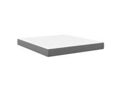 Maison Exclusive - Colchón De Cama Con Colchón Gris Claro 180 X 200 Cm Tela