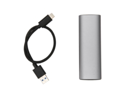 Carcaca Ssd M.2 Nvme Sata Adaptador Usb 3.2 Gen 2 10gbps Uasp Alumínio Para 2230 2242 2260 2280 Cinza