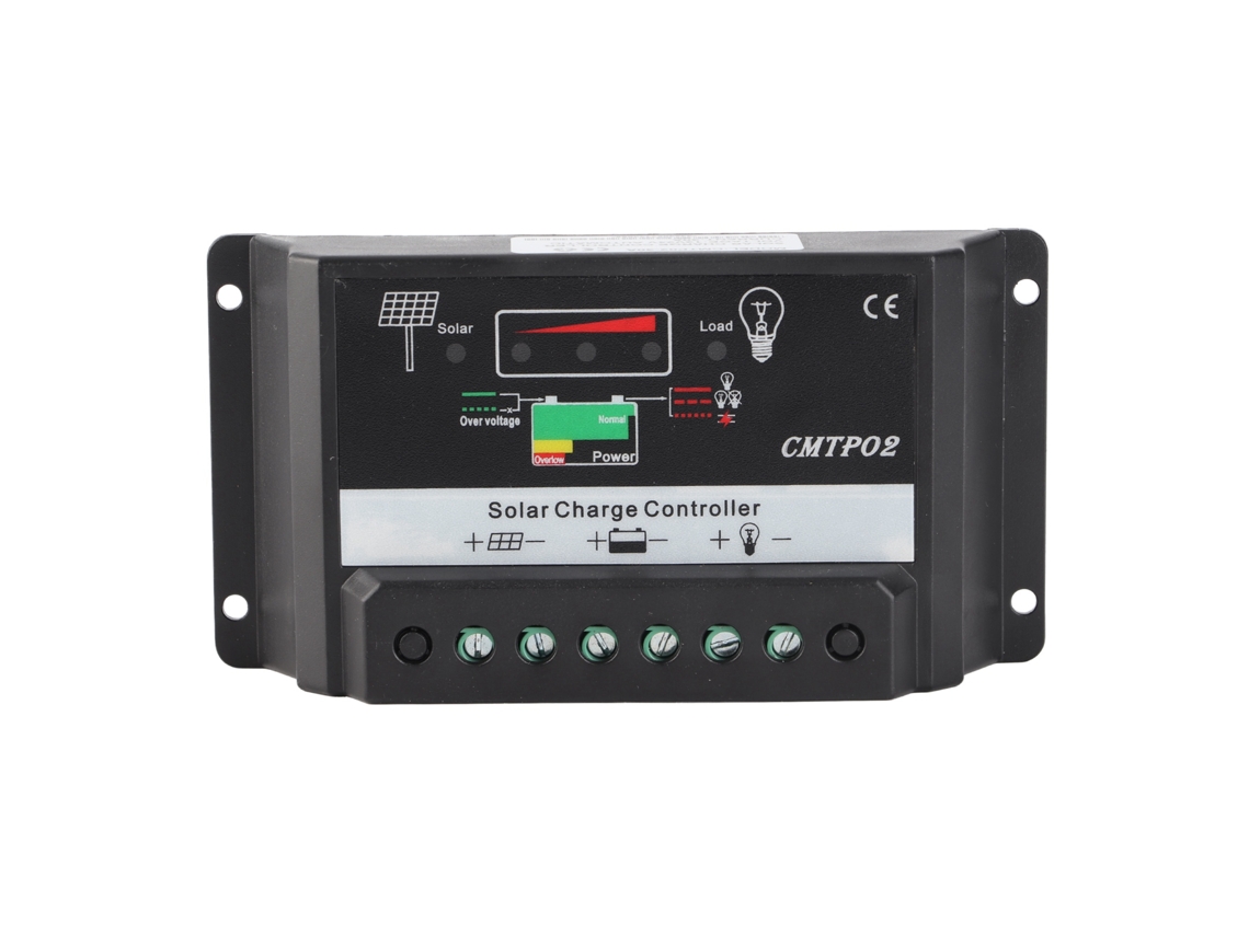Controlador De Carga Solar De 30 A, 12/24 V, Regulador De Batería Portátil Y Seguro Para Sistemas Domésticos.