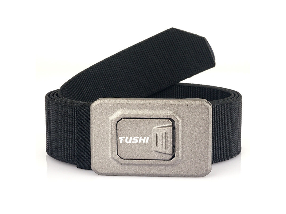 Verde Militar Tushi Cinto Tático Masculino Fivela Liberação Rápida Liga Alumínio Elástico Ar Livre Caça Militar Cintura Ajustável