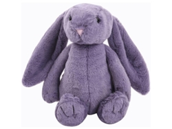 2026-conejito De Peluche, 30 Cm, Super Fluffy Con Orecas Largas, Juguete Cute Para Niños Y Adultos (morado)