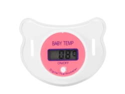 Termómetro Para Bebé Con Lcd, Forma De Chupete, Para Recién Nacidos Y Lactantes, Calmante