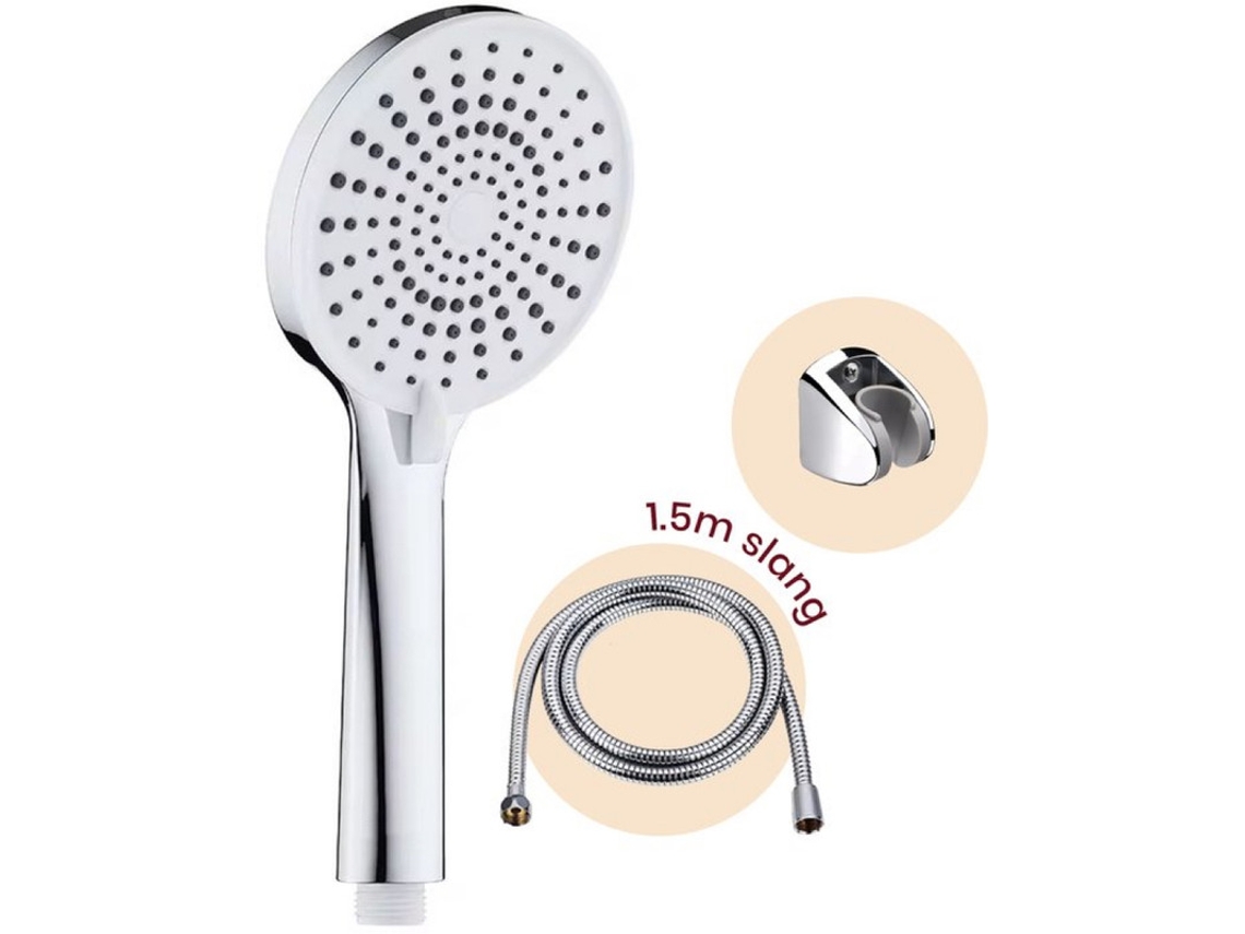 Cabeza De Ducha Con Manguera - Chuveiro De Lluvia Con 3 Modos De Pulverización - Chrome