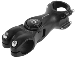 Potencia de manillar ultraligera y ajustable de aleación de aluminio con elevación de 31,8 mm y 100 mm, para bicicletas.
