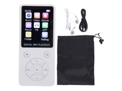 Reproductor Mp3 Inalámbrico Bluetooth Con Pantalla De 1,8 Pulgadas, 5 Horas De Reproducción, Sonido Hi-fi, Portátil, Blanco.