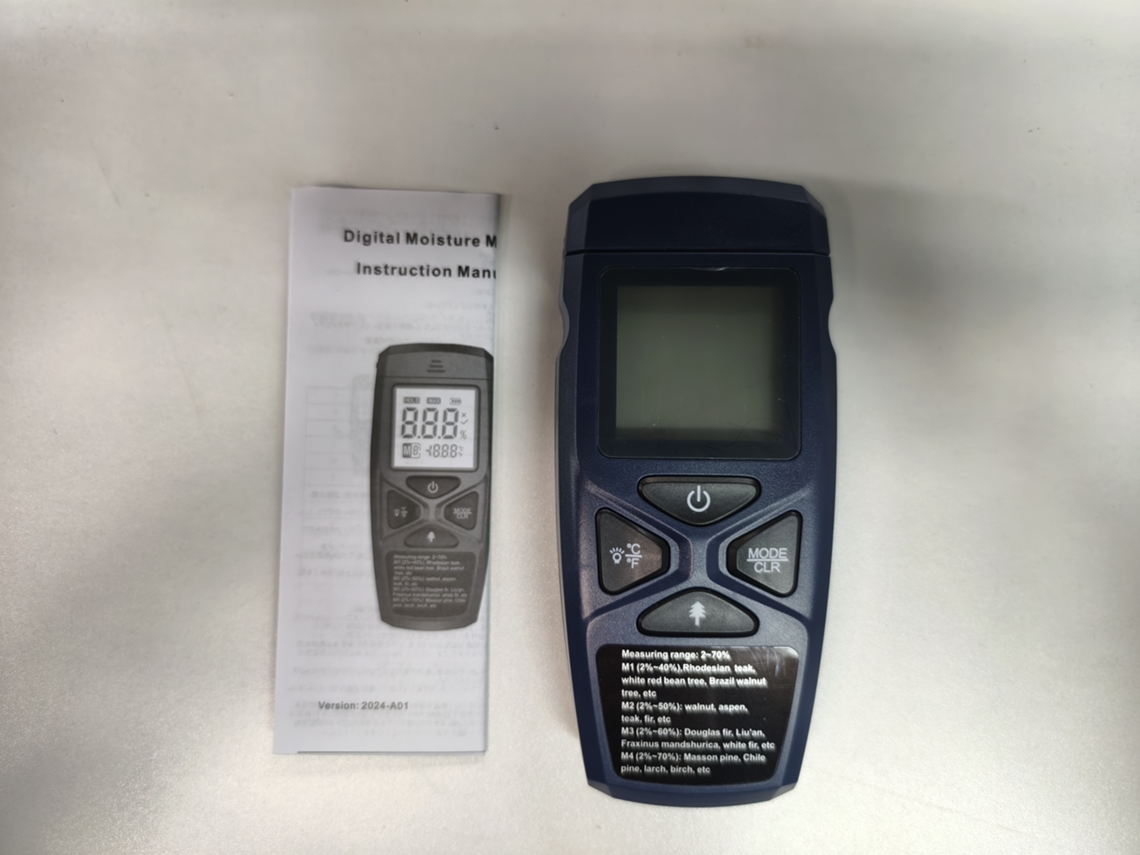 Humedad Termómetro Madera Precisión Lcd Rango Medida Baja Batería