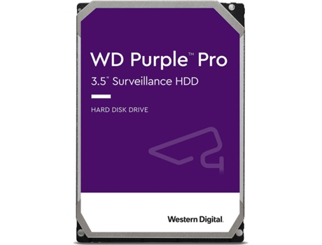 Disco Interno HDD WESTERN DIGITAL Purple Pro (14 TB - SATA - 255 MB/s)
