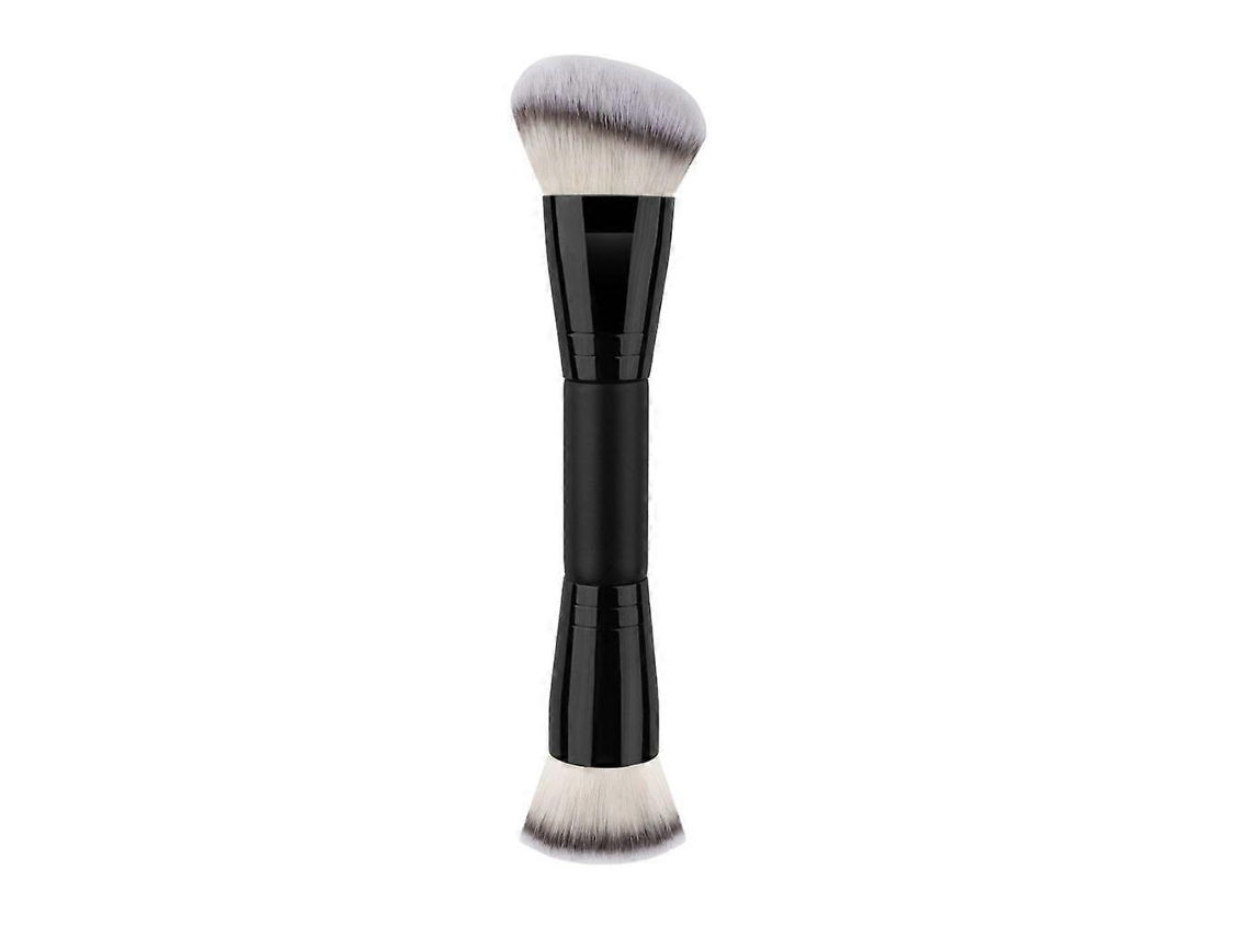 Brochas de maquillaje redondas y angulares, brochas sintéticas de doble punta. Rosewell
