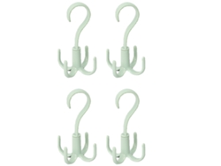 VVJIJILLY Gancho Rotativo De 4 Garras, Multifuncional Para Pendurar Lenços, Cintos E Bolsas