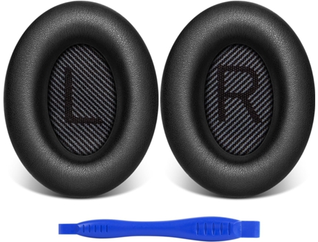 Almohadillas para Bose QC 35/25 / 15 QC2 / Ae2 / Ae2i / Ae2W / Sound Link/Sound True (Negro) VENISYMLIS