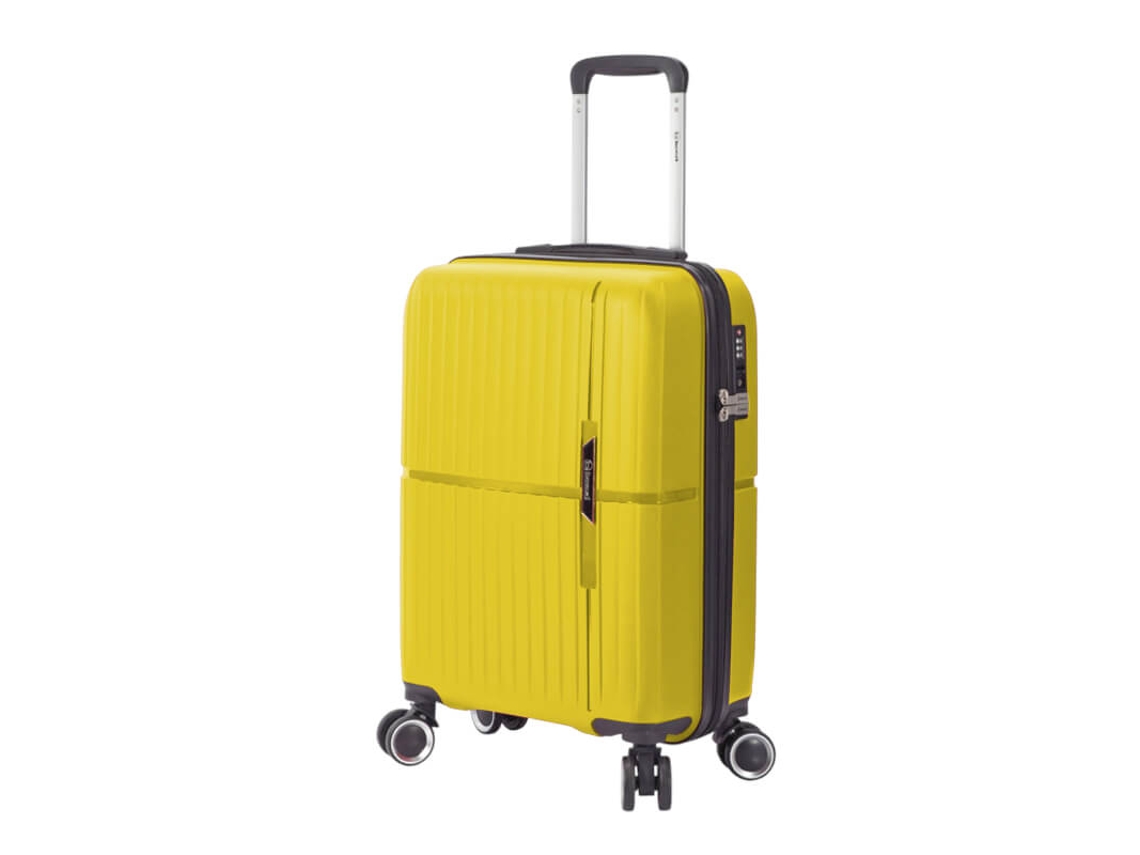 Maleta de cabina / Trolley 55cm 4 ruedas Bz5754 Amarillo Benzi