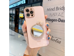 Espejo De Maquillaje Suitable Para Teléfonos Apple, Portátil Para Retocados