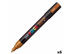 Rotuladoras POSCA Pc-5M Bronce 6 Unidades