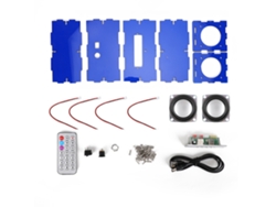 Kit De Altavoz Bluetooth Para Armar Con Control Remoto Y Amplificador Estéreo Portátil De 3 W.