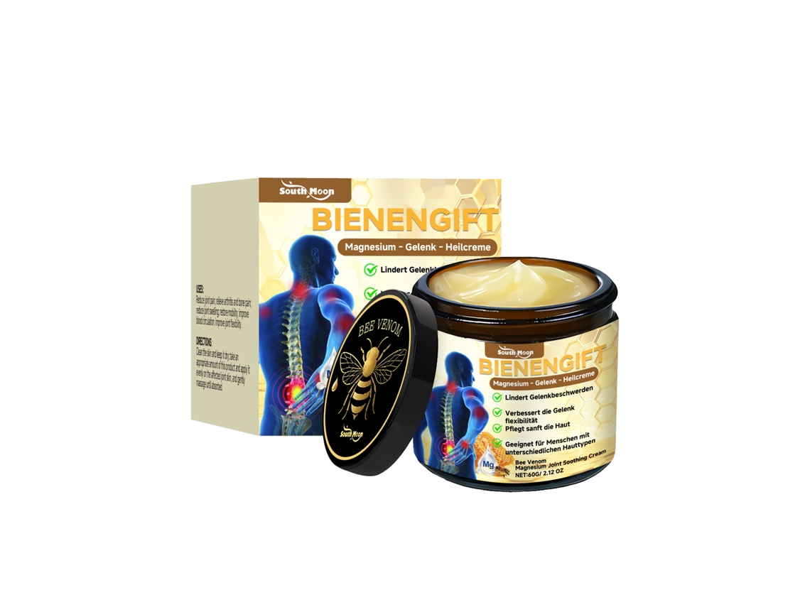 Crema calmante para las articulaciones con veneno de abeja