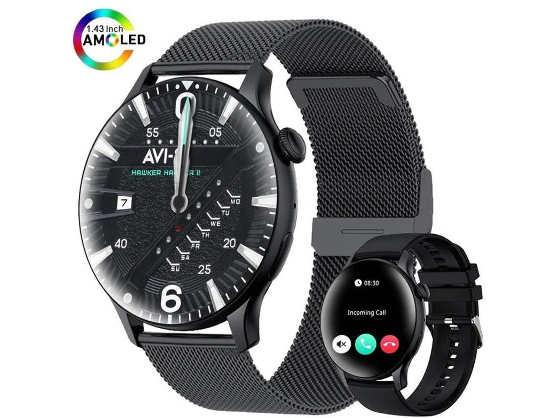 Reloj inteligente para mujer, HD Diamond Love Spo2 FC, 1.43 pulgadas, control del sueño, ciclo menstrual, podómetro, reproductor de música, Android, iOS, regalo dorado, Bestvite