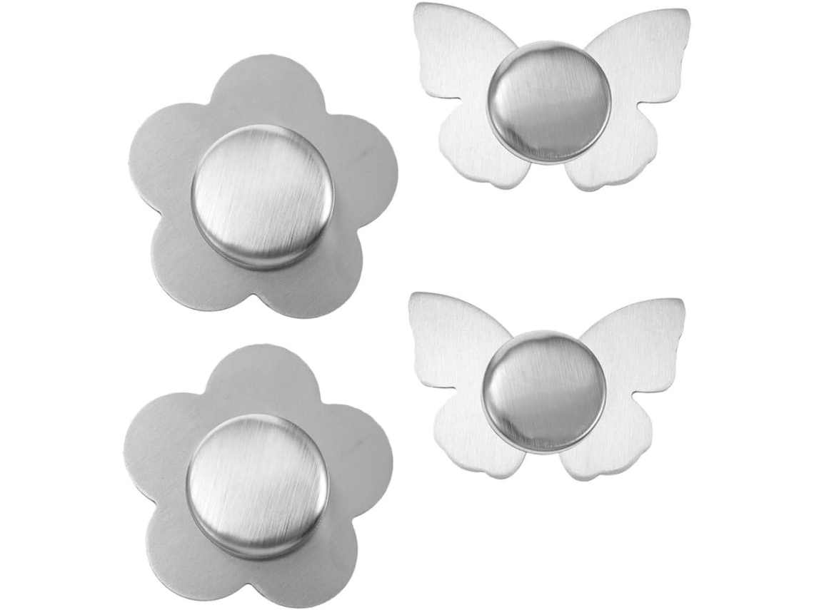 Juego De 4 Pinzas Magnéticas Decorativas Para Mantel, Resistentes, Con Peso Y Sin Rebabas.