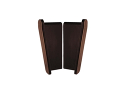 Deflector RENOPLAST de pared para perfil de alero W30 Marron Derecha Izquierda Acabado de terrazas Suelos de resina