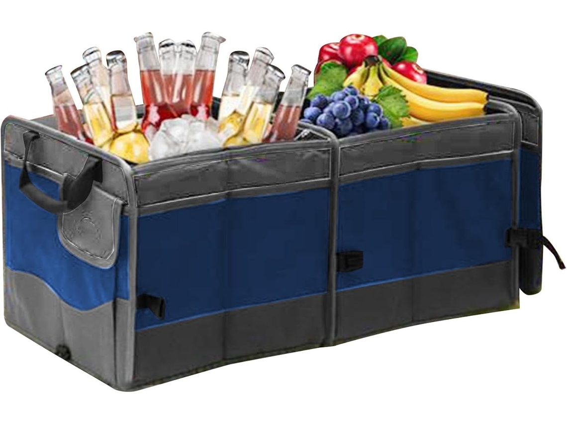 Bolsa Organizadora Para Maletero De Coche - Contenedor De Carga Grande Para Alimentos, Divisor Plegable Para Vehículos