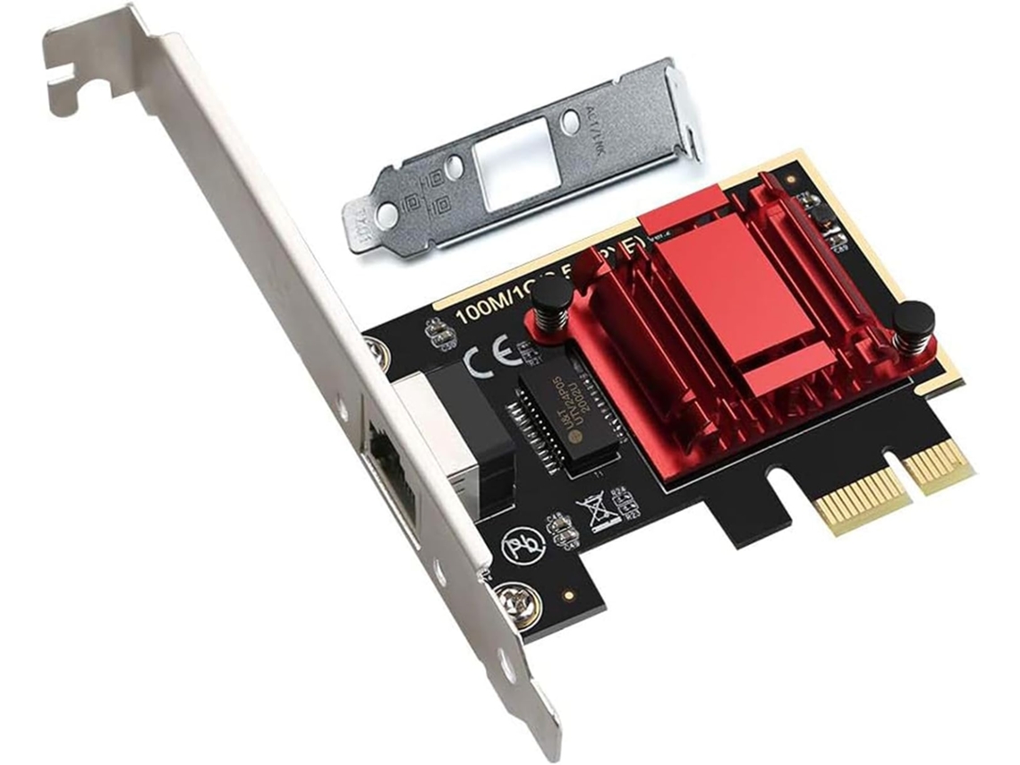 Tarjeta De Red Pcie Rj45 De 2,5 Gbps, 10/100/2500 Mbps, Chip Rtl8125b, Gigabit Ethernet, Para
