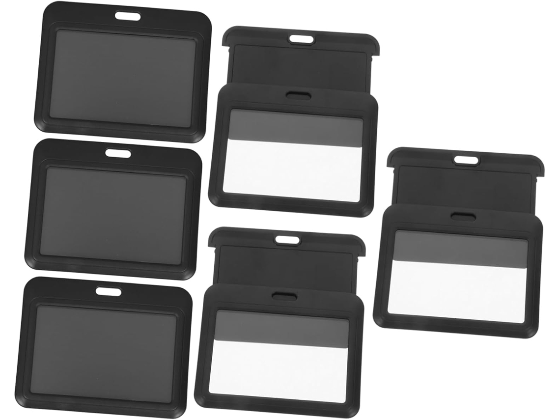 Juego De 6 Portatarjetas Deslizantes Con Cordón Y Bolsillo Para Tarjetas.